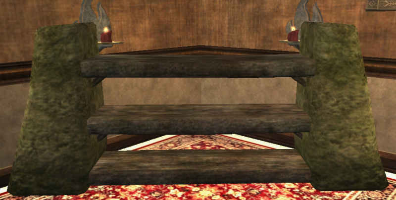 Petite &eacute;tag&egrave;re en sapin Tier 3 Rangement  bois de sapin 100SP 22