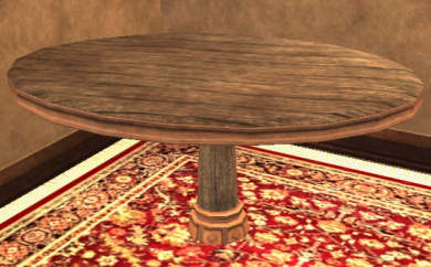 Table ovale en os Tier 2 Table  bois d'os 60SP 18