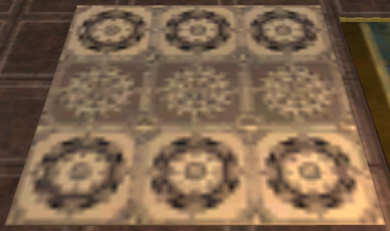 Carpette orn&eacute;e en batiste Tier 6 Tapis  saguaro 700SP 56