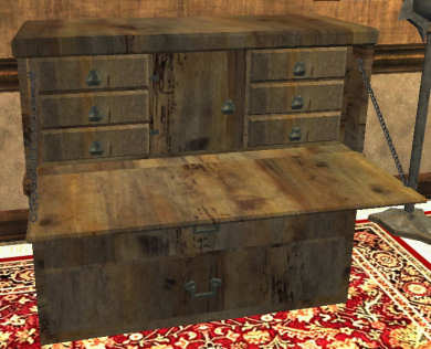 Bureau standard en c&egrave;dre Tier 5 Bureau  bois de c&egrave;dre 500SP 44