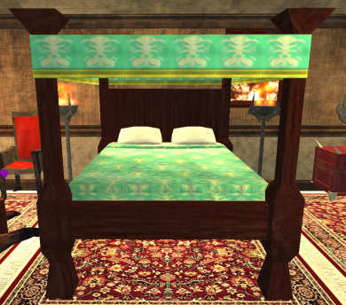 Lit de reine en boidefer dor&eacute; Tier 6 Literie  bois de fer 700SP 59