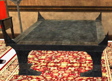 Table carr&eacute;e en cobalt Tier 6 Table  cobalt 700SP 53