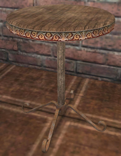 Table de chevet orn&eacute;e Tier 4 Table   35SP 35