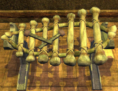 Xylophone en os sectionn&eacute; Tier 2 Musique  bois d'os 60SP 19