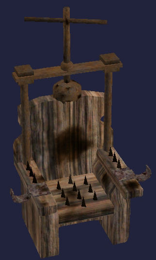 Chaise de torture us&eacute;e Tier 6 Torture   75SP 56