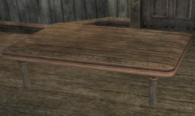 Petite table en tek Tier 5 Table   55SP 49